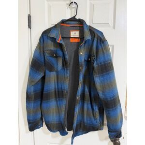Men's Legendary Whitetails Archer Thermal Lined Flannel Shirt Jacket Size LT